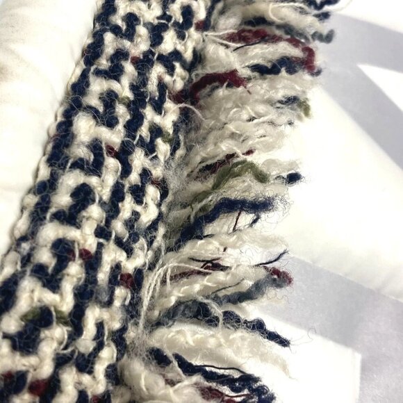 CHANEL fringe CocoNeige CC Coco Logo Crossbody Shoulder Bag Nylon White - Picture 13 of 15